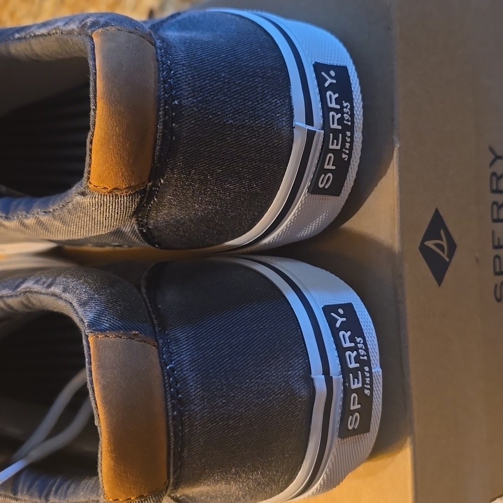 NIB Men's Sperry Top Sider Canvas Sneaker  Size 11 5 - Picture 5 of 9
